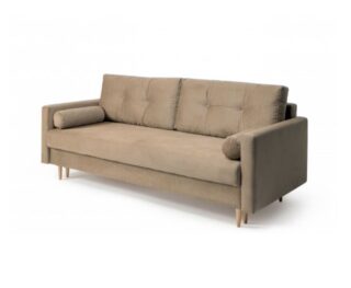 КРИСТИАН, диван-кровать, бежевый, велюр