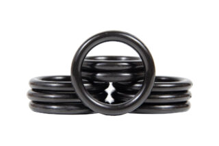 ТЕЛЕСКОП, кольцо для карниза, пластик, 10шт, черный