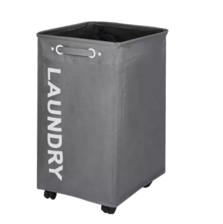 ХАМПЕР, корзина для белья, 72 л, темно-серый