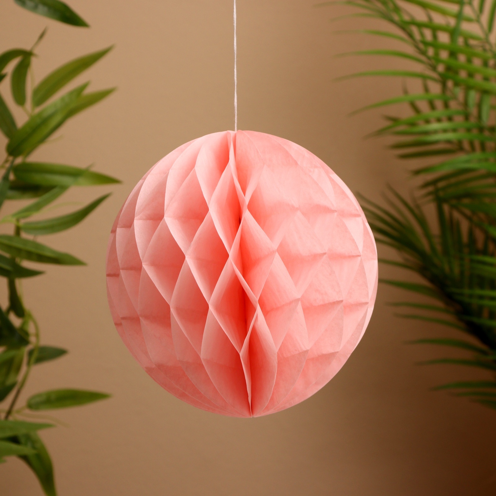 PARTY, шар бумажный, 20 см, светло-розовый PARTY, шар бумажный, 20 см, светло-розовый