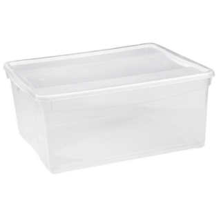 КРИСТАЛЛ, контейнер с крышкой, 18 л, 40х33.5х17 см