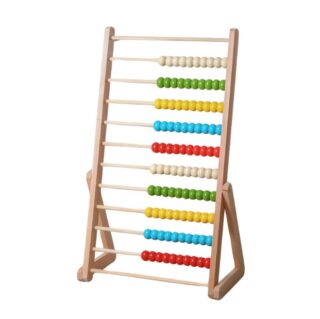 КИДС, напольные детские развивающие счёты, 86х47х28 см, дерево