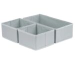 СЕЙРА, набор органайзеров, 3 предмета, серый