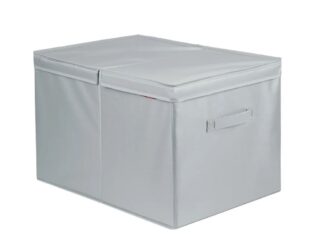 СЕЙРА, короб с крышкой, 35х50х32 см, серый