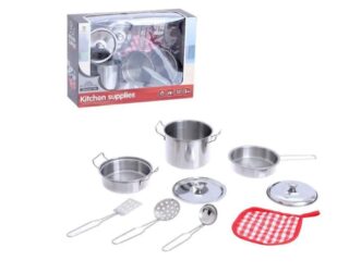 КИДС, набор металлической посуды, 9 предметов