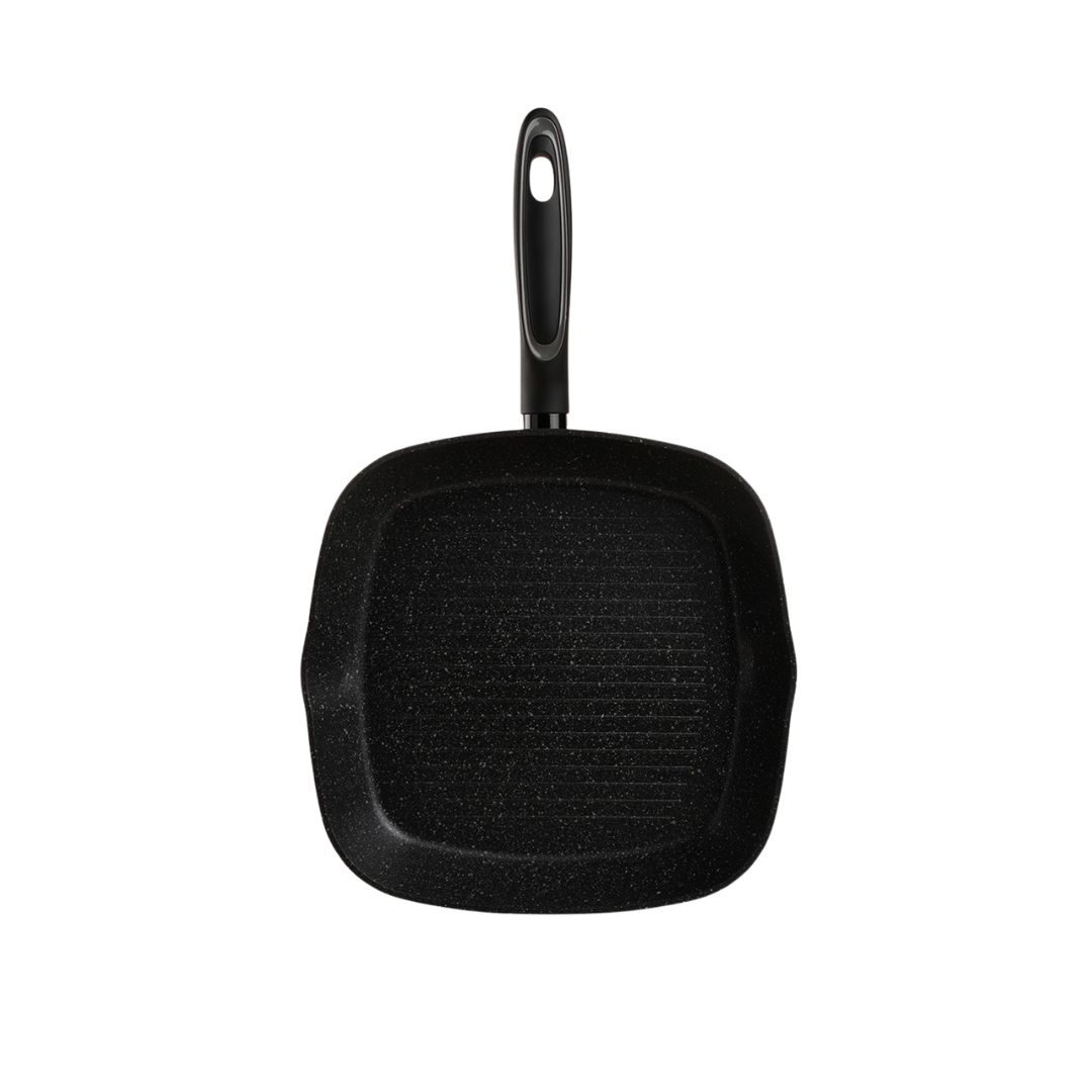 ОЛИВКОВАЯ РОЩА, сковорода-гриль, 28 см, черный ОЛИВКОВАЯ РОЩА, сковорода-гриль, 28 см, черный