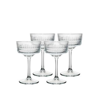 ЭЛИЗИЯ, набор фужеров для шампанского, 260 мл, 4 шт