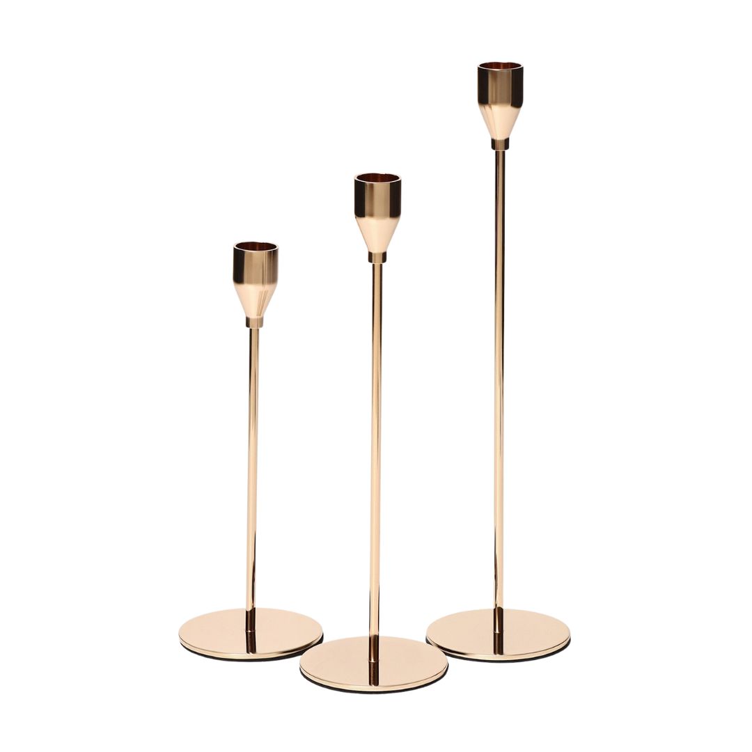 КЛАССИКА, набор подсвечников, 3 шт, золотой КЛАССИКА, набор подсвечников, 3 шт, золотой