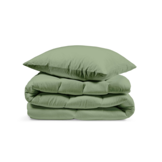 ЙЕРРНА, пододеяльник и 2 наволочки, 200х200/50х70см, зеленый айсберг, перкаль
