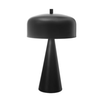 МАНС, настольная лампа с абажуром, G9, черный