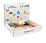 КИДС, деревянный конструктор, 39 элементов, зоопарк, разноцветый