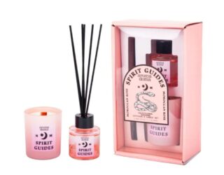 АРОМА МУЗА, набор диффузор и свеча, калико и мандарин