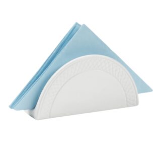 АРГОС, салфетница, фарфор, 13.2x4.5x7 см, белый