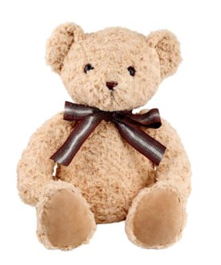 КИДС, мягкая игрушка медведь, кудрявый, 55 см, бежевый