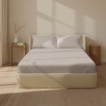 Modal, простыня на резинке, 180х200+30 см, модал, серый