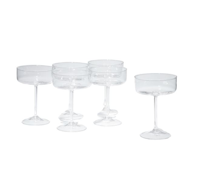 БЛЕСК, набор бокалов для шампанского, 6 шт, 240 мл БЛЕСК, набор бокалов для шампанского, 6 шт, 240 мл