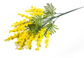 СМИККА, цветы искусственные, мимоза жёлтая, 65 см