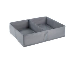 ШВЕЦИЯ, органайзер, 2 отделения, 40х30х10 см, серый