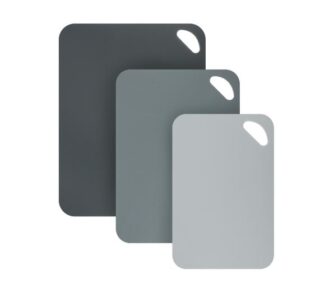 ВИШИ, набор гибких разделочных досок, 3 шт, серый