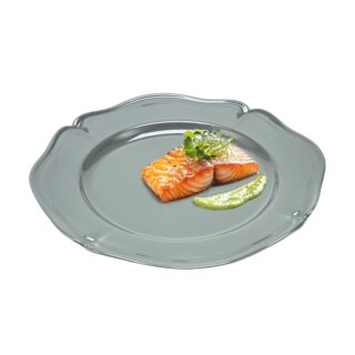 КЛАССИКА АЗУР, тарелка керамическая, 27 см, серый