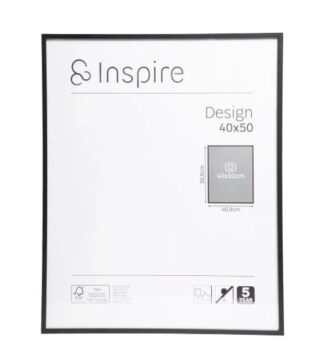 ДИЗАЙН, рамка, 40х50 см, А2, алюминий, черный