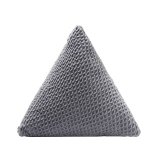 ТРЕУГОЛЬНИК, подушка, 40 см, серый