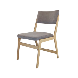 БЕСТ, мягкий стул, дуб, велюр, серый, Ultra Stone