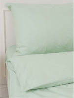 ЙЕРРНА, пододеяльник и наволочка, 150х200/50х70см, светло-зеленый, перкаль