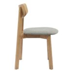 ВЕГА, стул из массива березы, мягкое сидение, дуб/сильвер