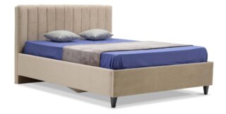 МЕРЛА, мягкая кровать с подъемным механизмом, 160х200 см, бежевый, М4