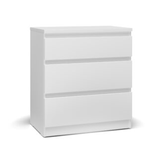 КАСТОР, комод, 3 ящика, 65х71 см, белый, М