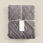 ХОУМ, плед-покрывало, 150х200 см, хлопок, серый