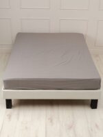 ЙЕРРНА, простыня на резинке, 140х200см, кварц, перкаль