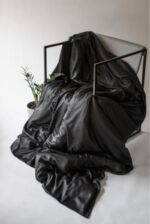 ТЕНСЕЛЬ, комплект постельного белья, евро, тенсель, чёрный