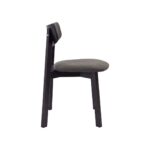 ВЕГА, стул из массива березы, мягкое сидение, черный/грей