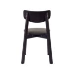 ВЕГА, стул из массива березы, мягкое сидение, черный/грей