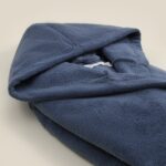 РИВЬЕРА, халат махровый с капюшоном, мужской, р 44, синий