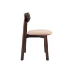 ВЕГА, стул из массива березы, мягкое сидение, орех/карамель