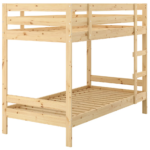 МИДАЛ, кровать двухъярусная из массива сосны, 90х200 см, натуральный, М2