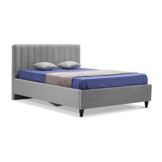 МЕРЛА, мягкая кровать с подъемным механизмом, 140х200 см, серый, М4