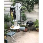 БИСТРО, комплект складной садовой мебели, 1 стол, 2 стула, белый, М