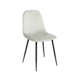 РУМ, стул мягкий, велюр, светло-серый