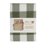 ПРОВАНС, комплект постельного белья, евро, 100% хлопок, зеленая клетка