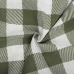 ПРОВАНС, комплект постельного белья, евро, 100% хлопок, зеленая клетка