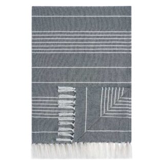 НЭВИ, плед, 140х200 см, хлопок 100%, синий