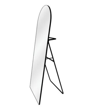 АРКА, зеркало напольное с вешалкой, 60х170, металл, черный