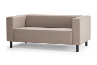 БЕЛФАСТ, мини диван, рогожка, темно-бежевый