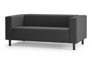 БЕЛФАСТ, мини диван, рогожка, темно-серый