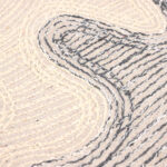 ИНДИЯ, коврик для ванной, 40x60 см, хлопок, серый/бежевый