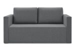 ВАРНА, мини диван-кровать, темно-серый, рогожка